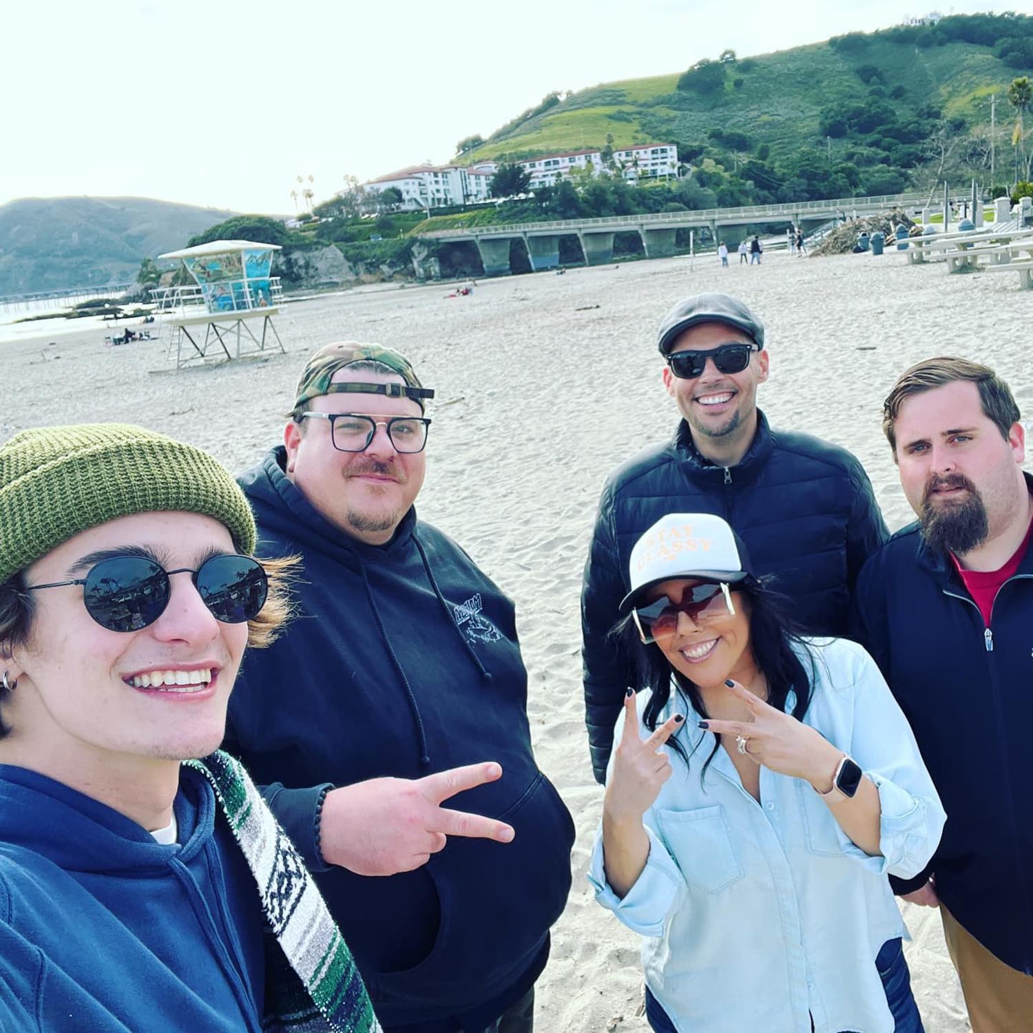 Aspire alumni group meetup at the beach